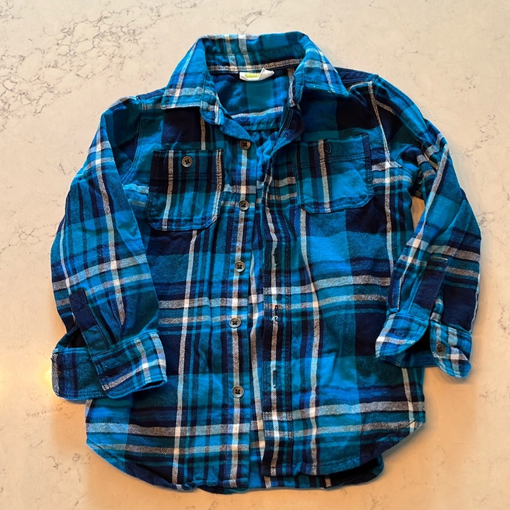 Crazy 8 flannel button down shirt